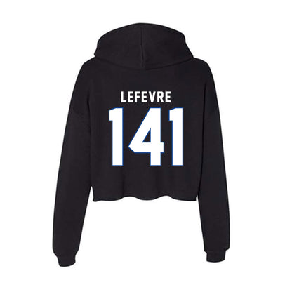 Grand Valley - NCAA Wrestling : Preston Lefevre - Women's Crop Fleece Hoodie-1