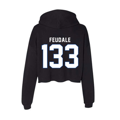 Grand Valley - NCAA Wrestling : Mason Feudale - Women's Crop Fleece Hoodie-1