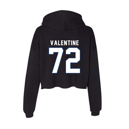 Grand Valley - NCAA Football : Evan Valentine - Women's Crop Fleece Hoodie-1
