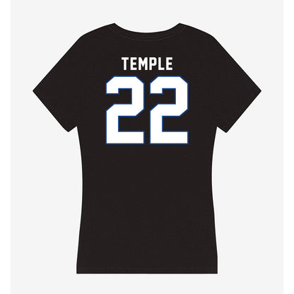 Grand Valley - NCAA Football : Troy Temple - Women's V-Neck T-Shirt-1