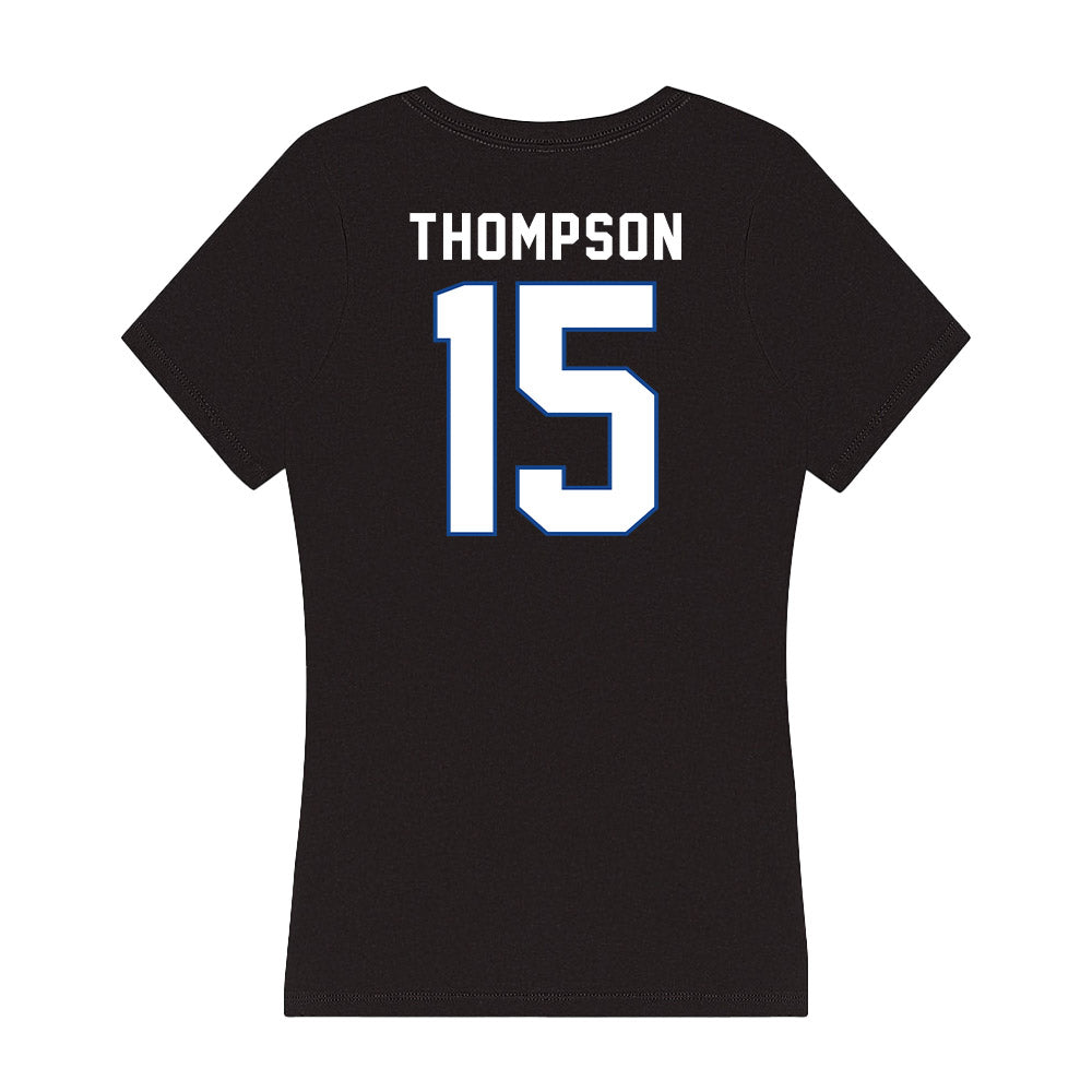 Grand Valley - NCAA Men's Basketball : Shamus Thompson - Women's V-Neck T-Shirt-1