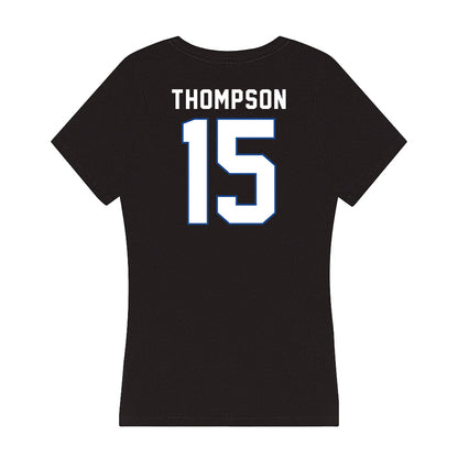 Grand Valley - NCAA Men's Basketball : Shamus Thompson - Women's V-Neck T-Shirt-1