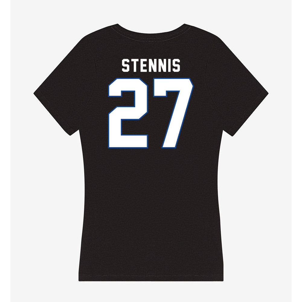 Grand Valley - NCAA Football : Damon Stennis - Women's V-Neck T-Shirt-1