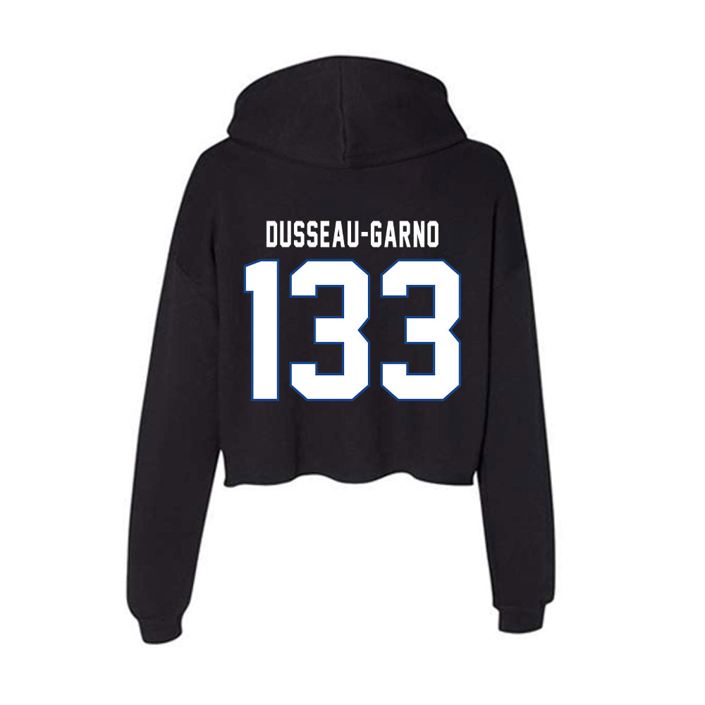 Grand Valley - NCAA Wrestling : Wyatt Dusseau-Garno - Women's Crop Fleece Hoodie-1