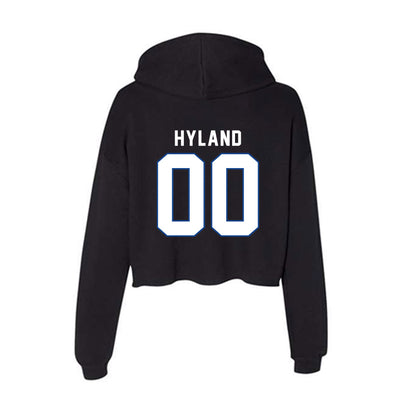 Grand Valley - NCAA Baseball : Drew Hyland - Women's Crop Fleece Hoodie-1