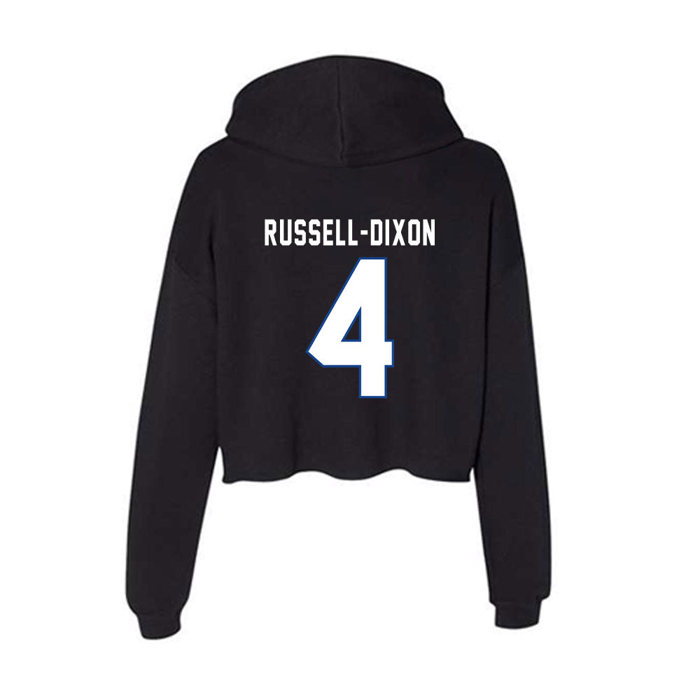 Grand Valley - NCAA Football : Kellen Russell-Dixon - Women's Crop Fleece Hoodie-1