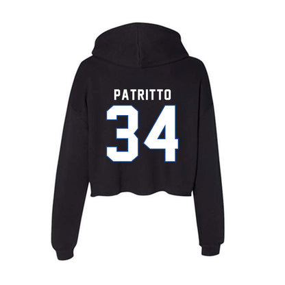 Grand Valley - NCAA Football : Cole Patritto - Women's Crop Fleece Hoodie-1