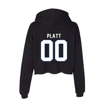 Grand Valley - NCAA Football : Brayden Platt - Women's Crop Fleece Hoodie-1
