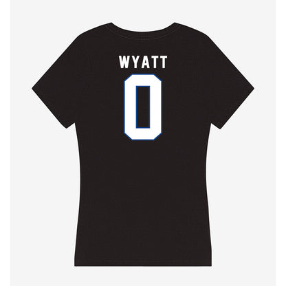 Grand Valley - NCAA Football : Torian Wyatt - Women's V-Neck T-Shirt-1