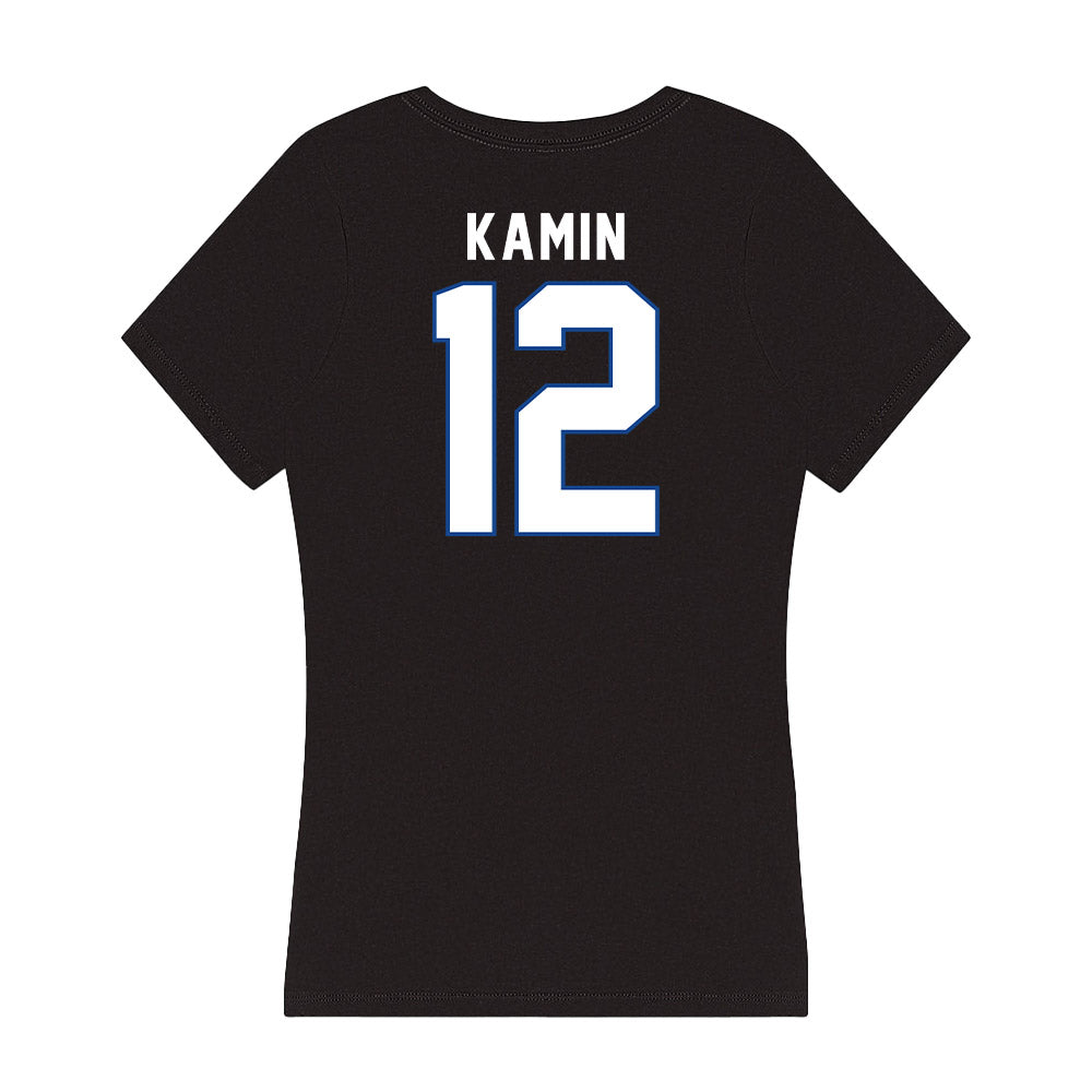 Grand Valley - NCAA Women's Basketball : Nicole Kamin - Women's V-Neck T-Shirt-1