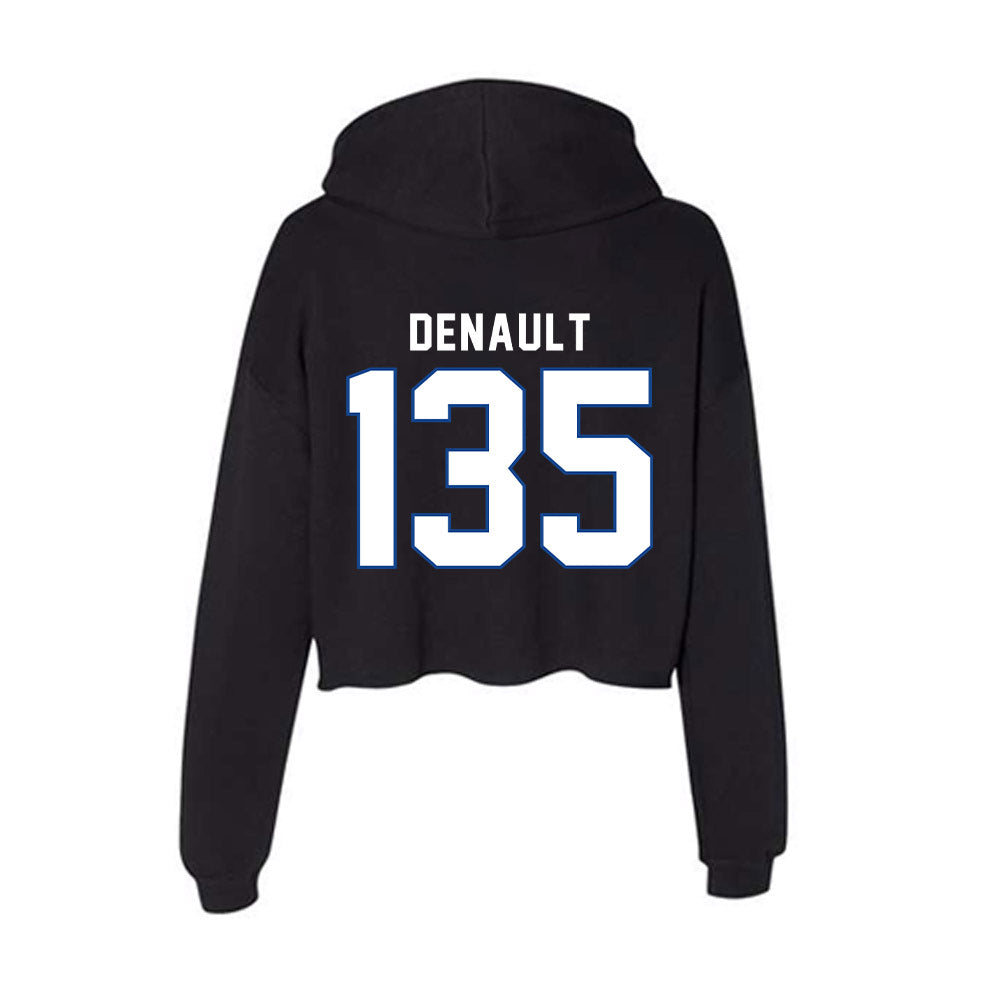 Grand Valley - NCAA Wrestling : Paisley DeNault - Classic Shersey Women's Crop Fleece Hoodie-1