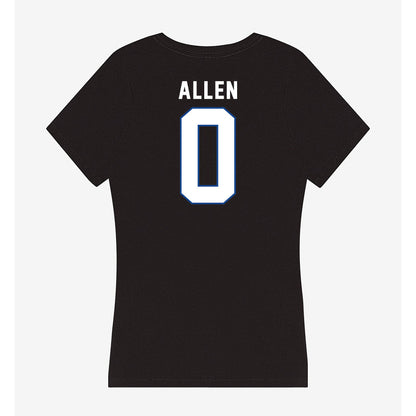 Grand Valley - NCAA Men's Basketball : Antaune Allen - Women's V-Neck T-Shirt-1