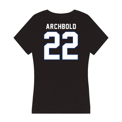 Grand Valley - NCAA Football : Jake Archbold - Women's V-Neck T-Shirt-1