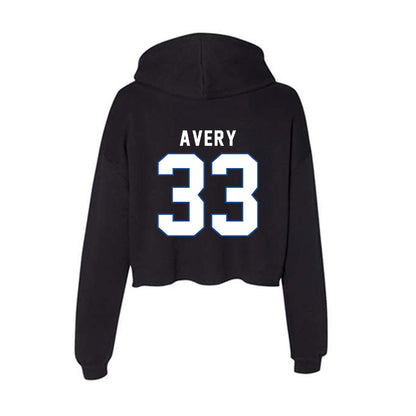 Grand Valley - NCAA Baseball : Owen Avery - Women's Crop Fleece Hoodie-1
