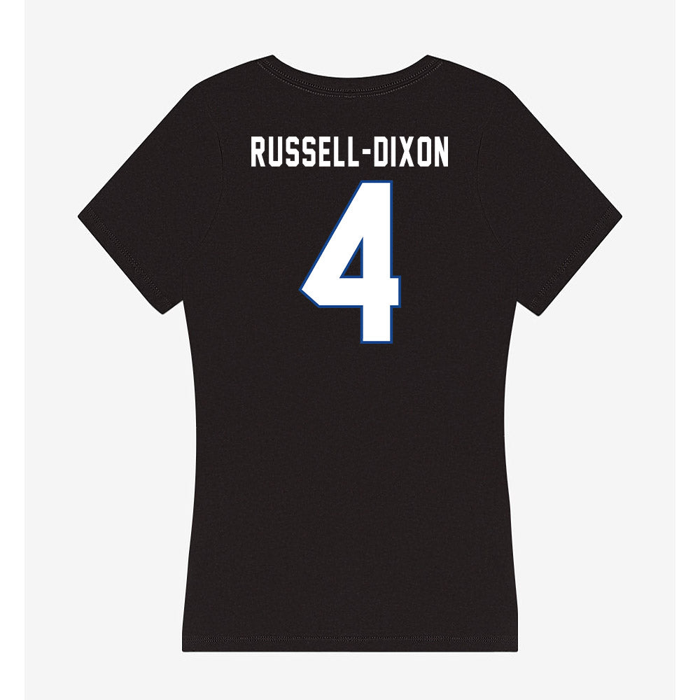 Grand Valley - NCAA Football : Kellen Russell-Dixon - Women's V-Neck T-Shirt-1