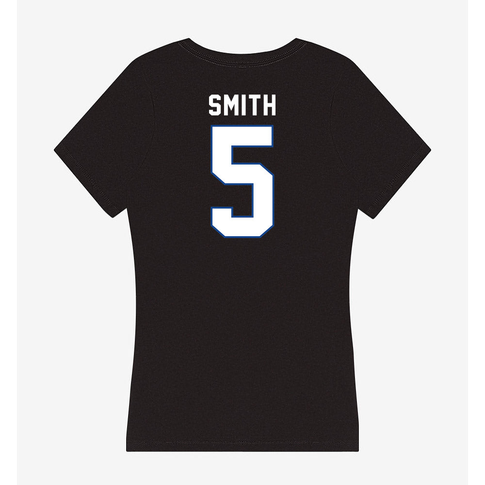 Grand Valley - NCAA Men's Basketball : Trevor Smith - Women's V-Neck T-Shirt-1