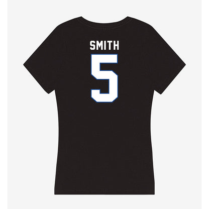 Grand Valley - NCAA Men's Basketball : Trevor Smith - Women's V-Neck T-Shirt-1