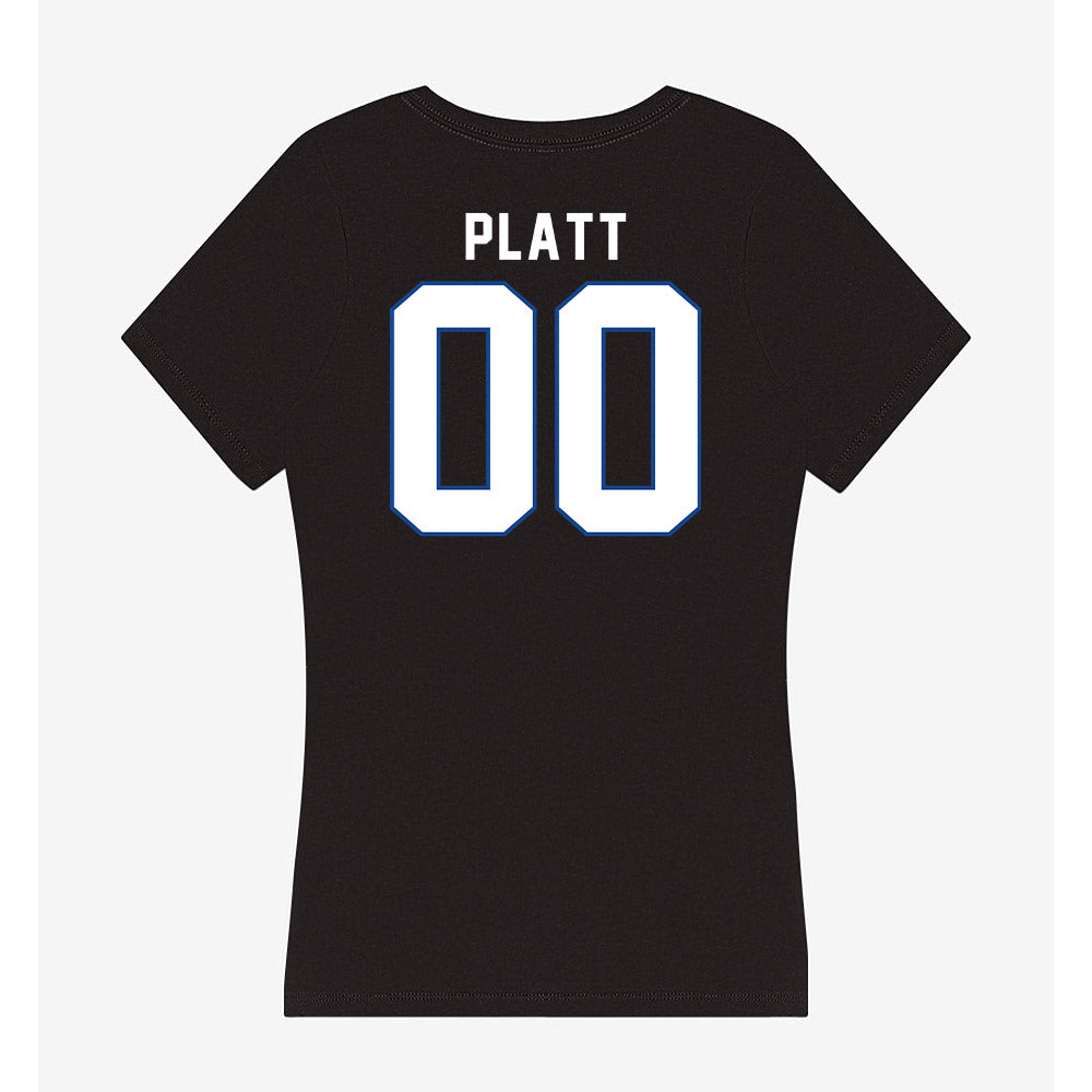 Grand Valley - NCAA Football : Brayden Platt - Women's V-Neck T-Shirt-1