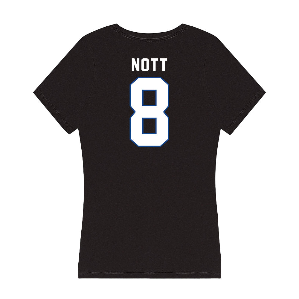 Grand Valley - NCAA Football : Kyle Nott - Women's V-Neck T-Shirt-1
