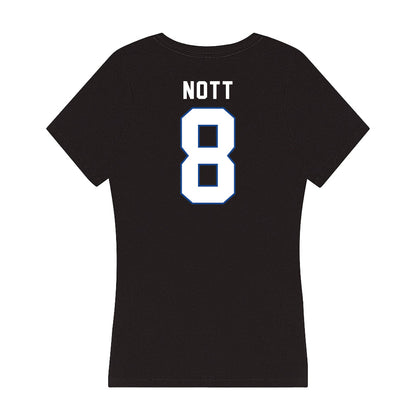 Grand Valley - NCAA Football : Kyle Nott - Women's V-Neck T-Shirt-1