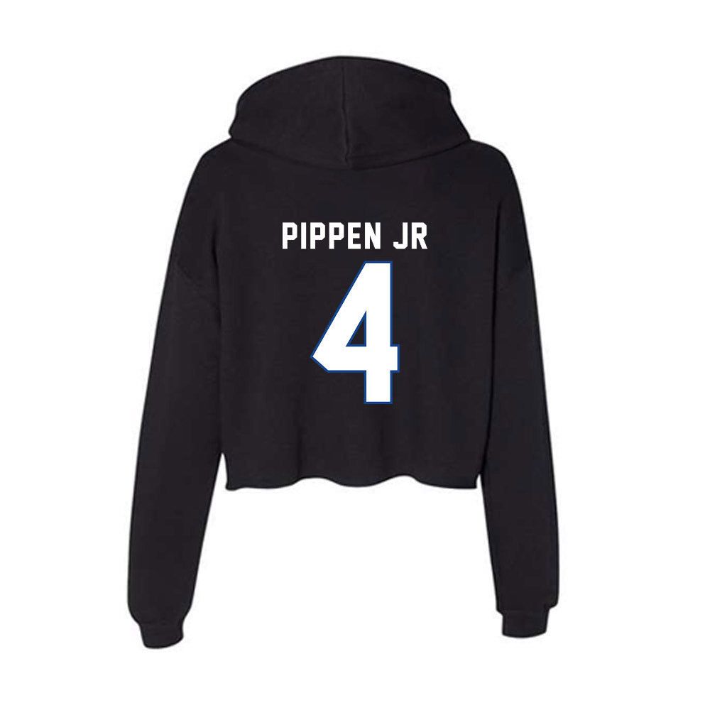 Grand Valley - NCAA Football : Deonte Pippen Jr - Women's Crop Fleece Hoodie-1