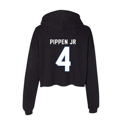 Grand Valley - NCAA Football : Deonte Pippen Jr - Women's Crop Fleece Hoodie-1