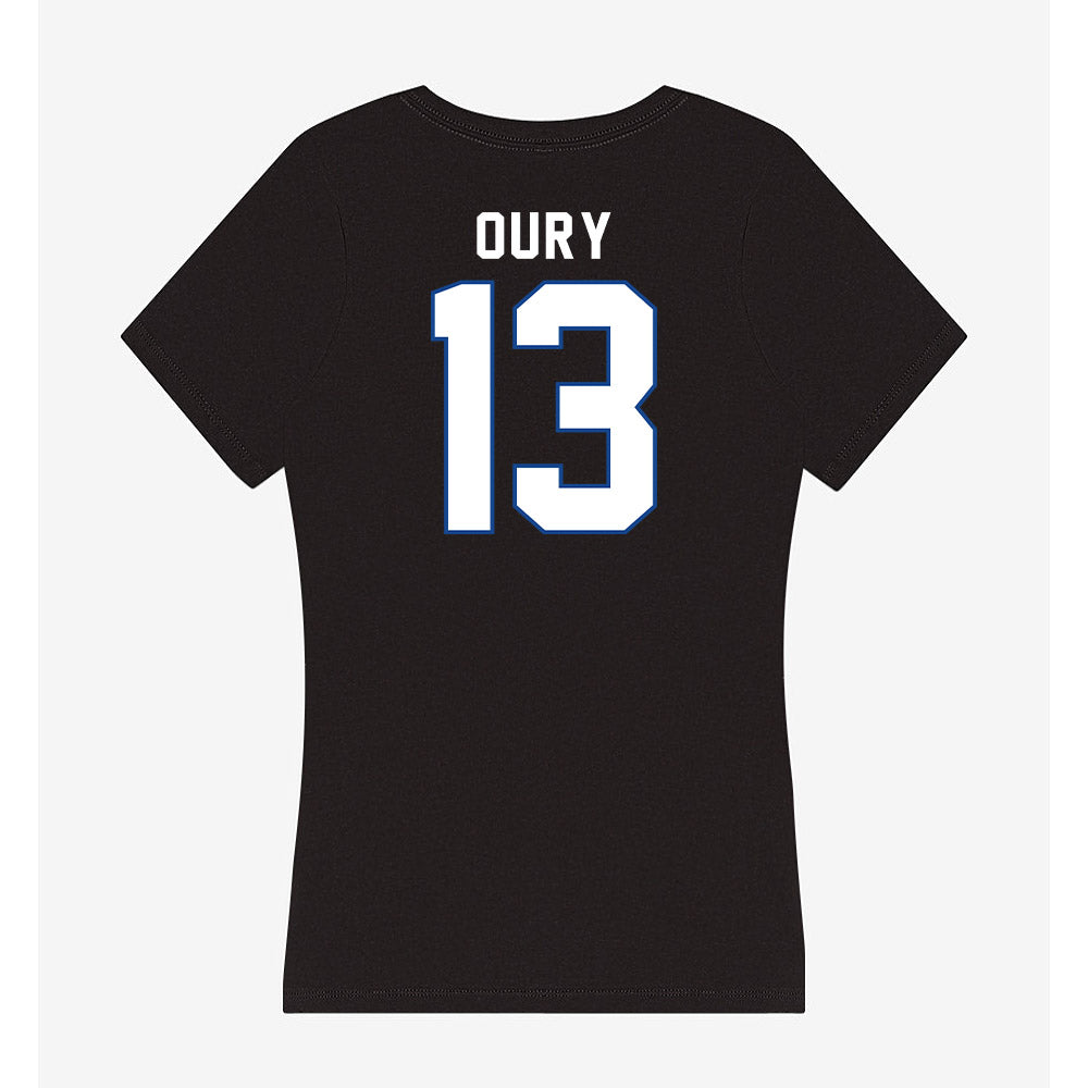 Grand Valley - NCAA Football : Noah Oury - Women's V-Neck T-Shirt-1