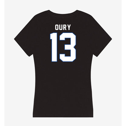 Grand Valley - NCAA Football : Noah Oury - Women's V-Neck T-Shirt-1