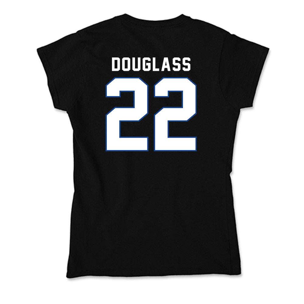 Grand Valley - NCAA Women's Soccer : Shea Douglass - Soft Style Women’s T-Shirt-1