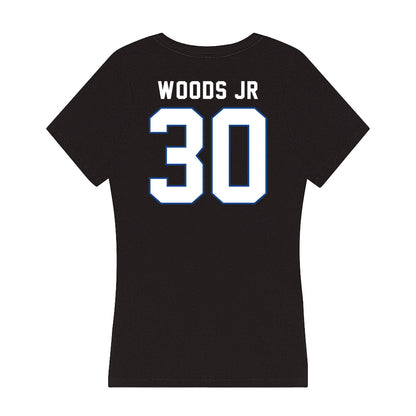 Grand Valley - NCAA Football : Derrick Woods Jr - Women's V-Neck T-Shirt-1