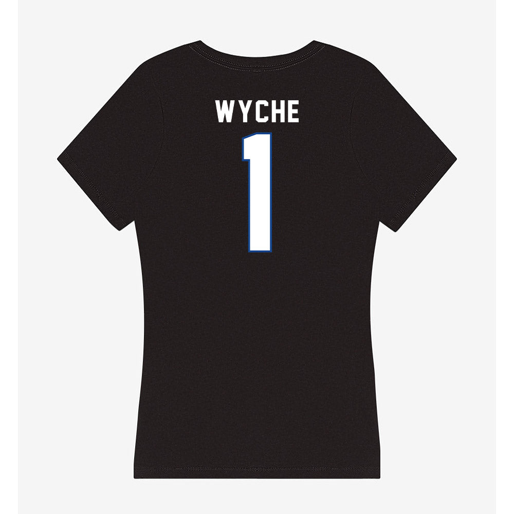 Grand Valley - NCAA Football : lynn wyche - Women's V-Neck T-Shirt-1