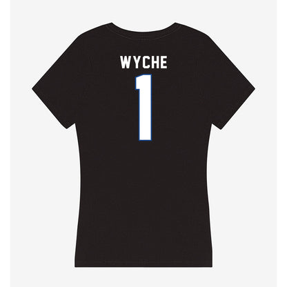 Grand Valley - NCAA Football : lynn wyche - Women's V-Neck T-Shirt-1