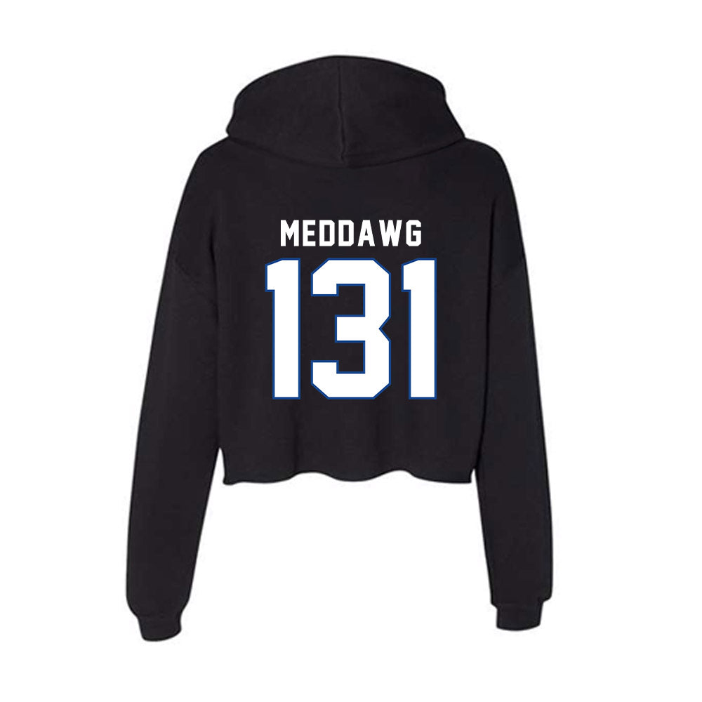 Grand Valley - NCAA Wrestling : Meddawg - Classic Shersey Women's Crop Fleece Hoodie-1