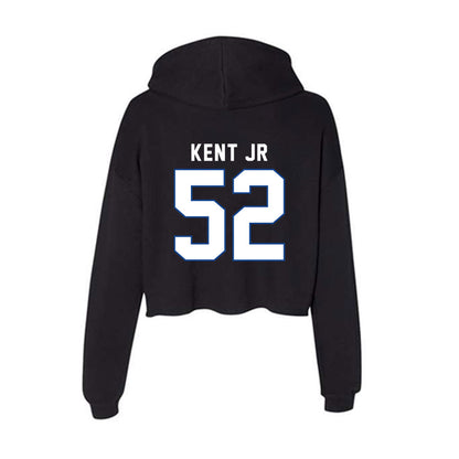 Grand Valley - NCAA Football : James Kent Jr - Women's Crop Fleece Hoodie-1
