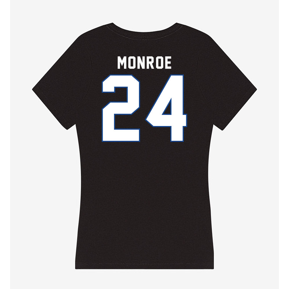 Grand Valley - NCAA Football : Deondray Monroe - Women's V-Neck T-Shirt-1