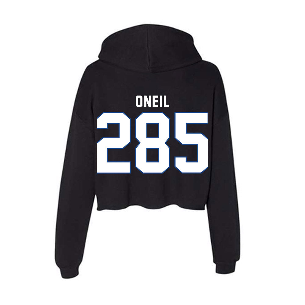Grand Valley - NCAA Wrestling : Layne ONeil - Women's Crop Fleece Hoodie-1