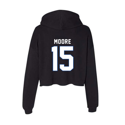 Grand Valley - NCAA Football : Avery Moore - Women's Crop Fleece Hoodie-1