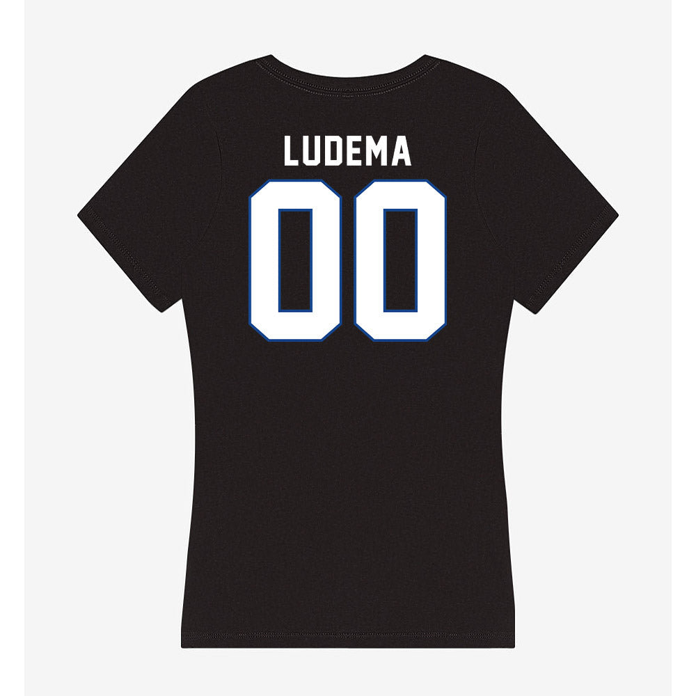 Grand Valley - NCAA Softball : Madi Ludema - Women's V-Neck T-Shirt-1