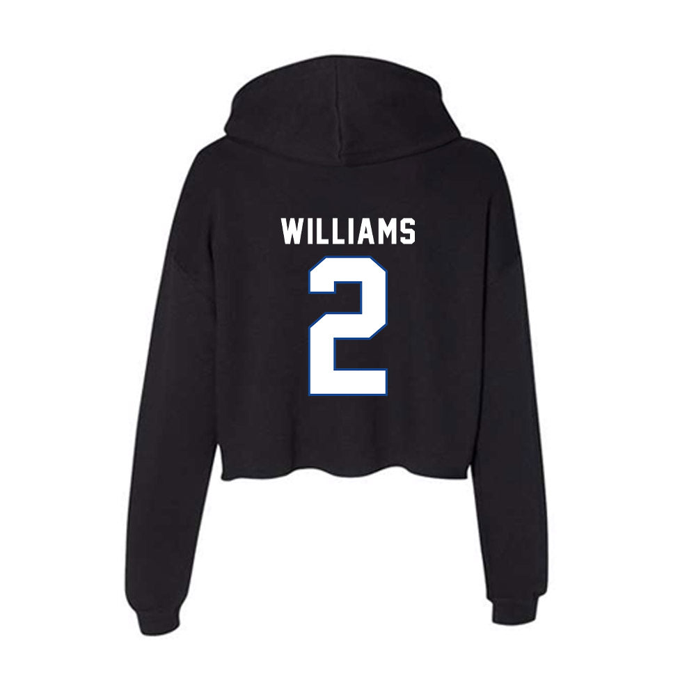 Grand Valley - NCAA Women's Soccer : Alex Williams - Women's Crop Fleece Hoodie-1