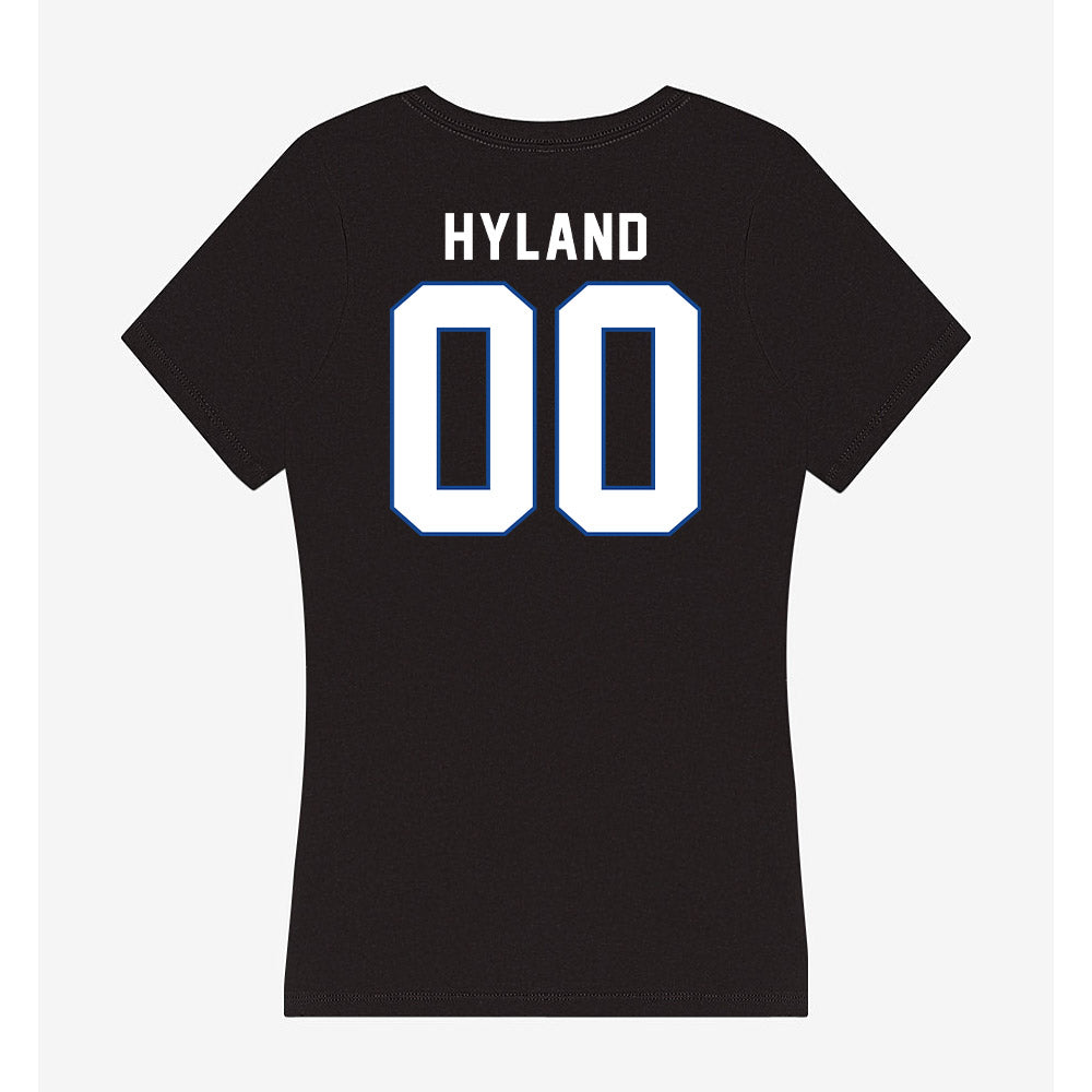 Grand Valley - NCAA Baseball : Drew Hyland - Women's V-Neck T-Shirt-1