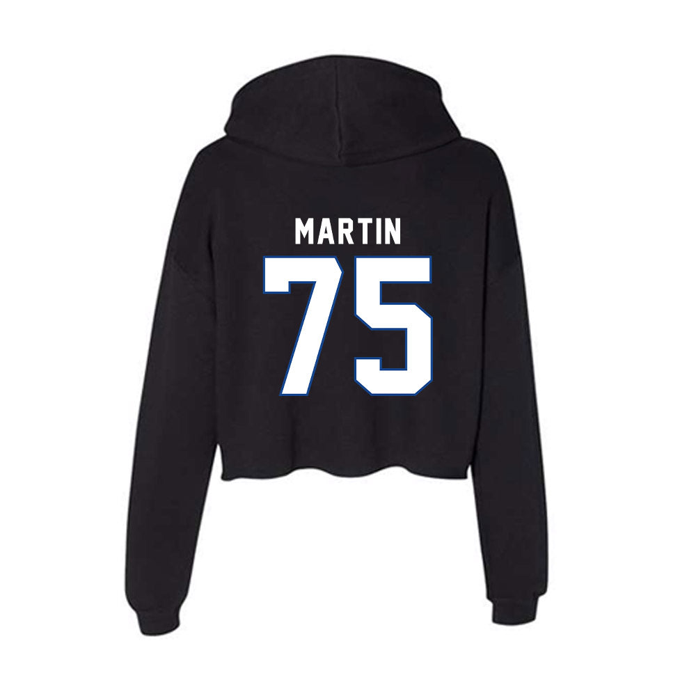 Grand Valley - NCAA Football : Joshua Martin - Women's Crop Fleece Hoodie-1