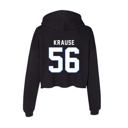 Grand Valley - NCAA Women's Lacrosse : Sarah Krause - Women's Crop Fleece Hoodie-1