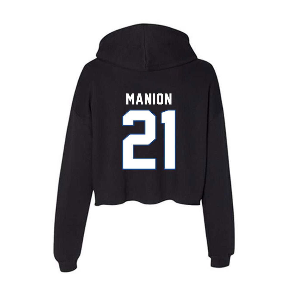 Grand Valley - NCAA Baseball : JJ Manion - Classic Shersey Women's Crop Fleece Hoodie-1