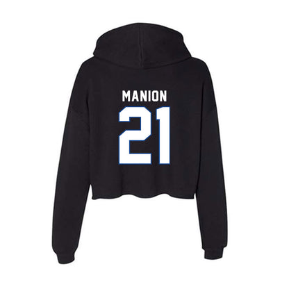Grand Valley - NCAA Baseball : JJ Manion - Classic Shersey Women's Crop Fleece Hoodie-1