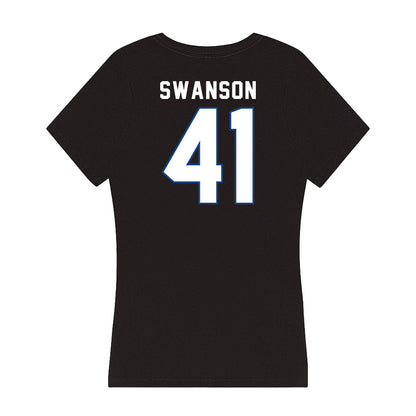Grand Valley - NCAA Football : Abe Swanson - Women's V-Neck T-Shirt-1