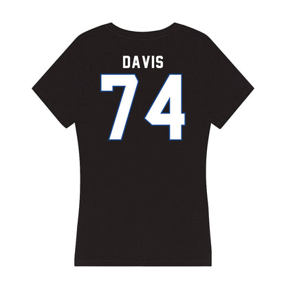 Grand Valley - NCAA Football : Jordan Davis - Women's V-Neck T-Shirt-1