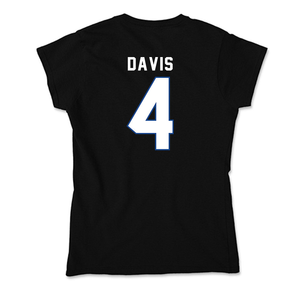 Grand Valley - NCAA Women's Basketball : Anayya Davis - Soft Style Women’s T-Shirt-1
