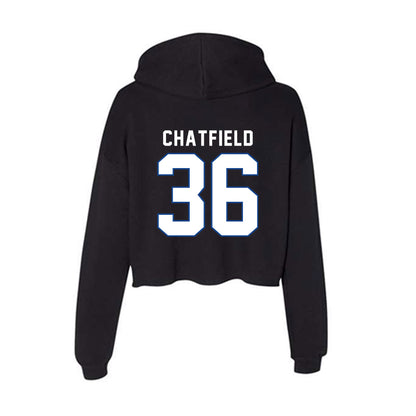 Grand Valley - NCAA Football : Gage Chatfield - Women's Crop Fleece Hoodie-1