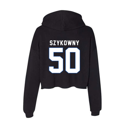 Grand Valley - NCAA Football : Trey Szykowny - Women's Crop Fleece Hoodie-1
