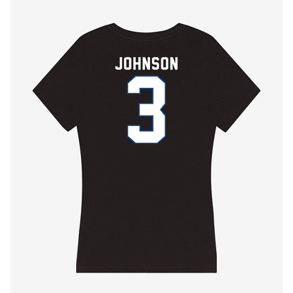 Grand Valley - NCAA Football : Donovan Johnson - Women's V-Neck T-Shirt-1